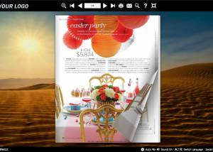 Page Flip Book Desert Style screenshot