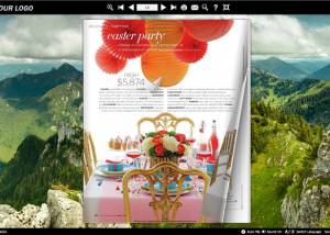 Page Flip Book Mountain Style screenshot