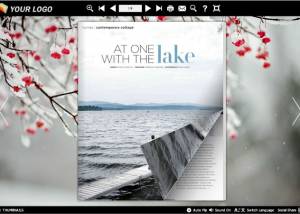 Page Flip Book Snow Capped Style screenshot