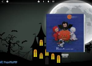 Page Flip Book Templates Halloween Night screenshot