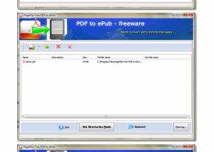 PageFlip Free PDF to ePub screenshot