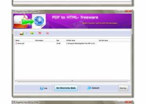 software - PageFlip Free PDF to Html 2.7 screenshot