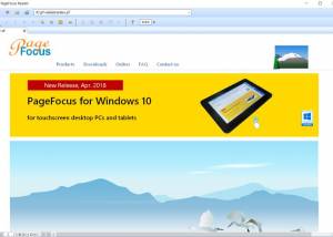 PageFocus Reader screenshot