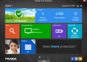 software - Panda Free Antivirus (Panda Dome) 22.03.00 screenshot