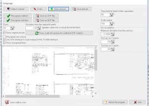 software - Paper/Picture 2 DXF 3.0 screenshot