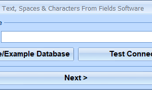 software - Paradox Remove Text, Spaces & Characters From Fields Software 7.0 screenshot