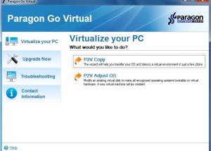 Paragon Go Virtual (64-bit) screenshot