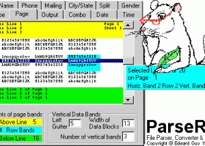 software - ParseRat File Parser Converter Restructurer 2.0f screenshot