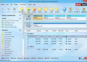 software - Partition Wizard Professional Edition 5.0 screenshot