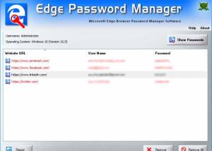 software - Password Manager for Microsoft Edge 2.0 screenshot