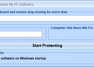 Password Protect My PC Software screenshot