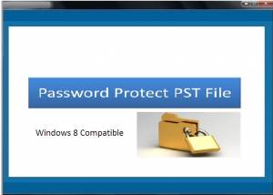 Password Protect PST File screenshot