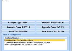 software - Paste Keyboard Text With Right Mouse Software 7.0 screenshot