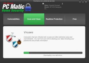 software - PC Matic Home Security 1.0 screenshot