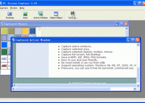 software - PC Screen Capture 2.3 screenshot