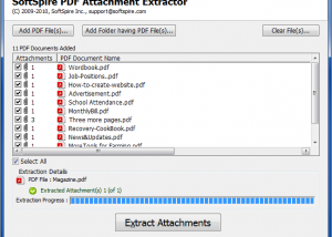 software - PDF Attachment Extractor 1.3 screenshot