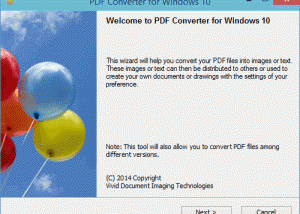 PDF Converter for Windows 10 screenshot