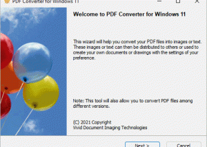 software - PDF Converter for Windows 11 1.11 screenshot