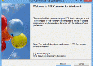 software - PDF Converter for Windows 8 1.01 screenshot