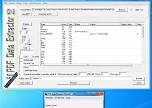 software - PDF Data Extractor Enterprise 3.04 screenshot