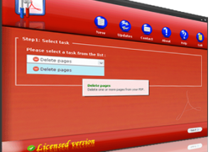 PDF Delete Pages screenshot