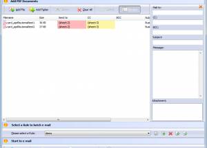 software - PDF Email Sender 1.8.0 screenshot
