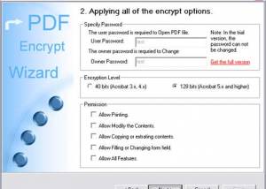 PDF Encrypt Tool screenshot