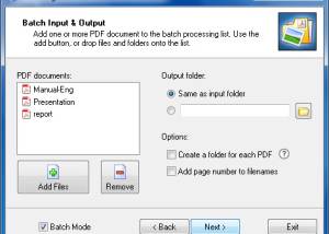 software - PDF Image Extraction Wizard 6.4 screenshot