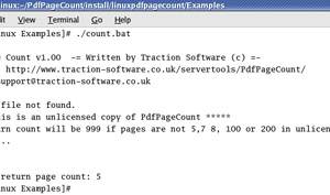 software - PDF Page Count 1.00 screenshot