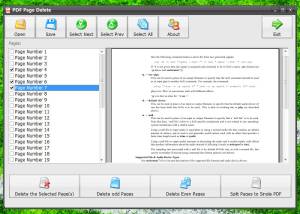 software - PDF Page Delete 3.4 screenshot