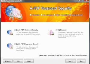 software - PDF Password Protect 3.4.0 screenshot