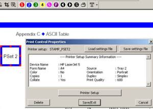 software - PDF Print Control 4.04 screenshot