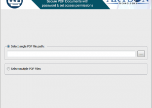 software - PDF Protection 18.0 screenshot