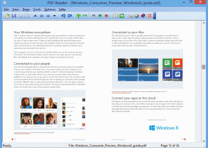 software - PDF Reader for Windows 8 1.1 screenshot