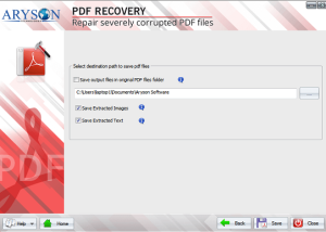 software - PDF Recovery Tool 18.0 screenshot