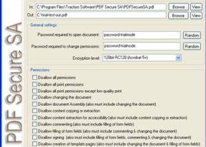 software - PDF Secure SA 1.05 screenshot