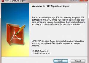 software - PDF Signature Signer 5.0 screenshot