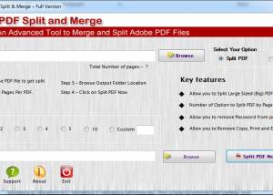 PDF Split and Merge screenshot