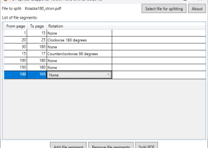 software - PDF  Splitter 2.4 screenshot