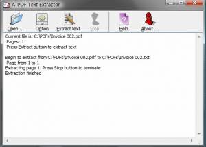 software - PDF Text Capture 2.3.0 screenshot