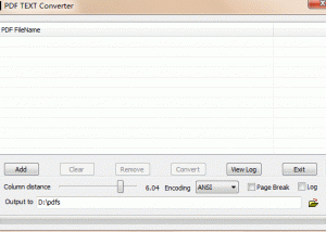 software - PDF TEXT Converter 1.4.0.1 screenshot