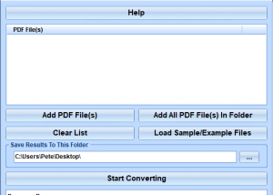 software - PDF To EPUB Converter Software 7.0 screenshot