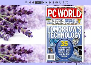 PDF To Flash Converter Themes for The Love of Lavender screenshot