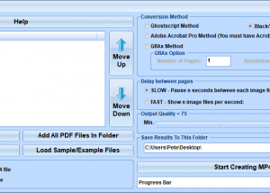 software - PDF To MP4 Converter Software 7.0 screenshot