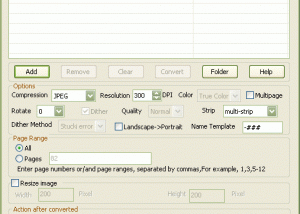 software - PDF to TIFF Converter 2.4.7.9 screenshot