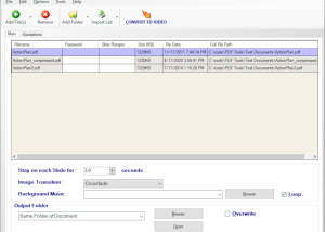 software - PDF to Video Converter 1.4 screenshot
