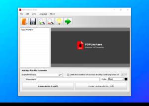 software - PDF Unshare 1.5.3 screenshot