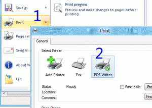 PDF Writer for Windows 8 screenshot
