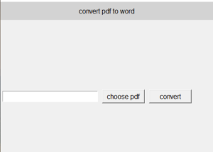 pdf2word(free pdf to word  converter) screenshot