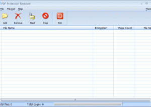 software - PDFArea PDF Protection Remover 7.2 screenshot